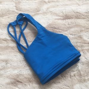 Lululemon electric blue sports bra
